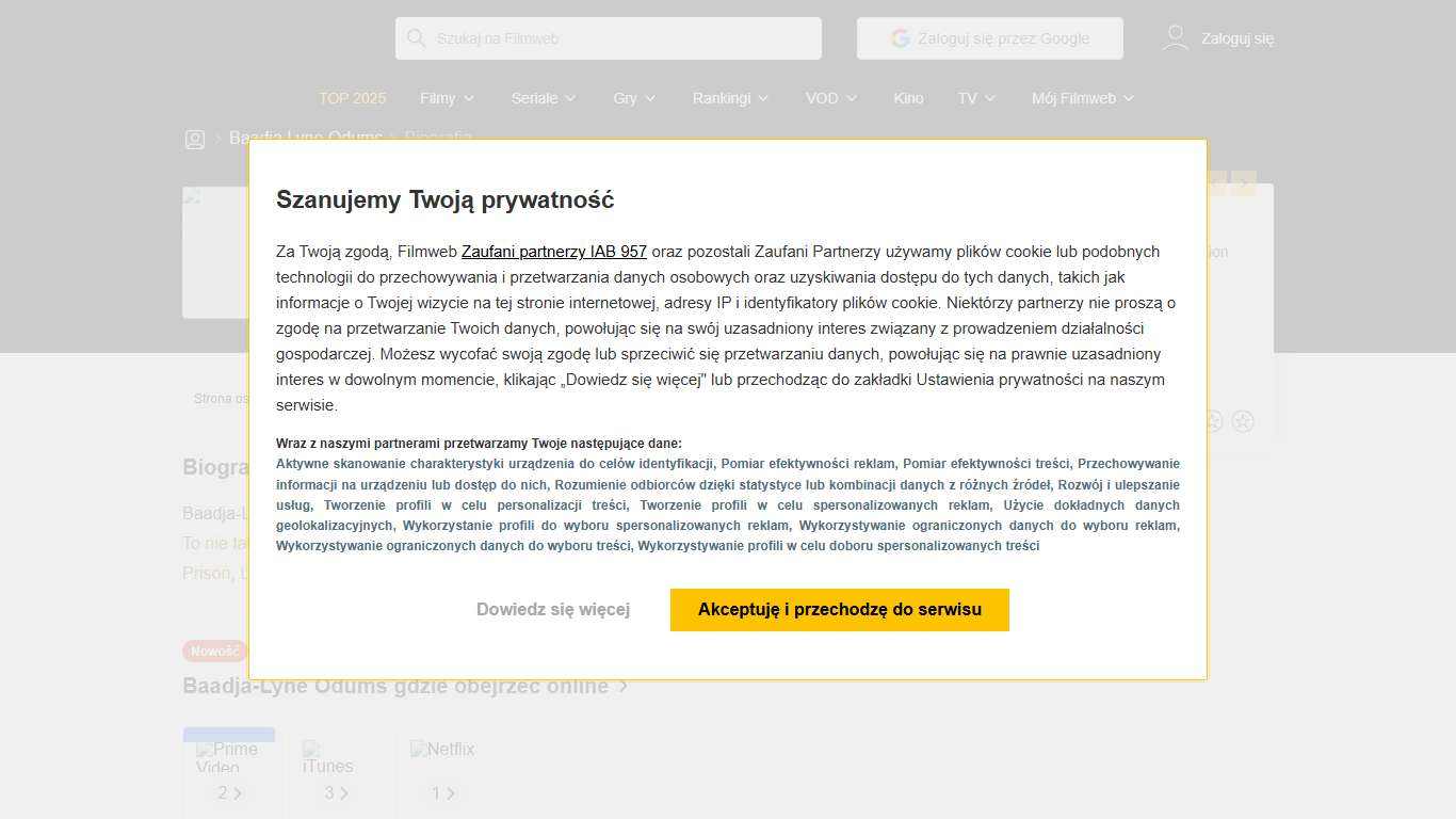 Baadja-Lyne Odums Bio | Wiek, Wzrost, Rodzina, Kariera | Filmweb